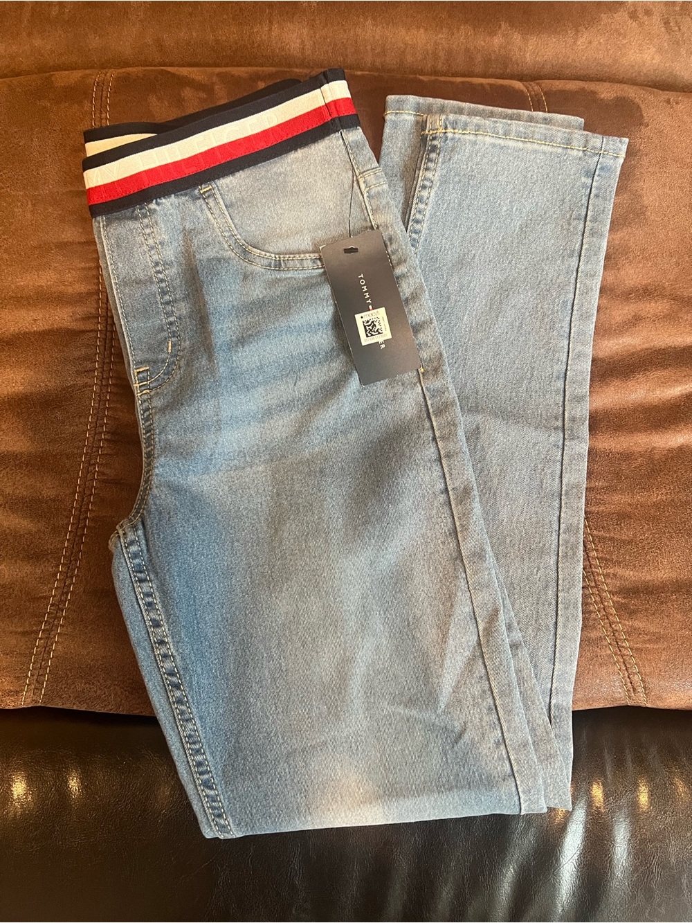 NWT Tommy Hilfiger Girls Jeggings Size L (12/14) Nolita Wash